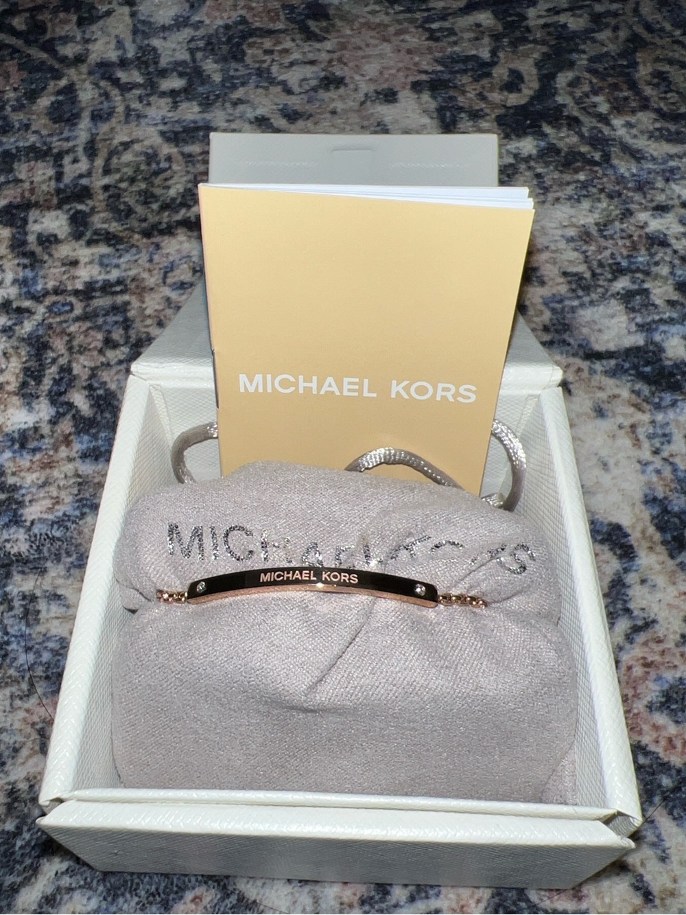 Michael Kors Logo Bar Bracelet